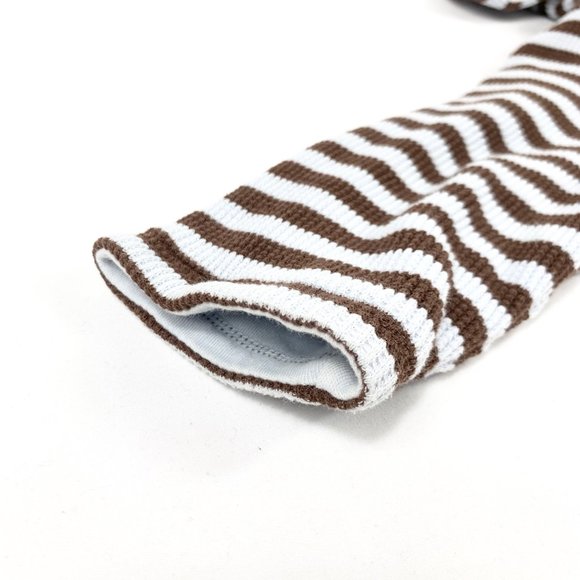 3/$25 Disney Store Tigger Striped Hoodie - Brown/White, Size 24 Mo - Picture 4 of 9